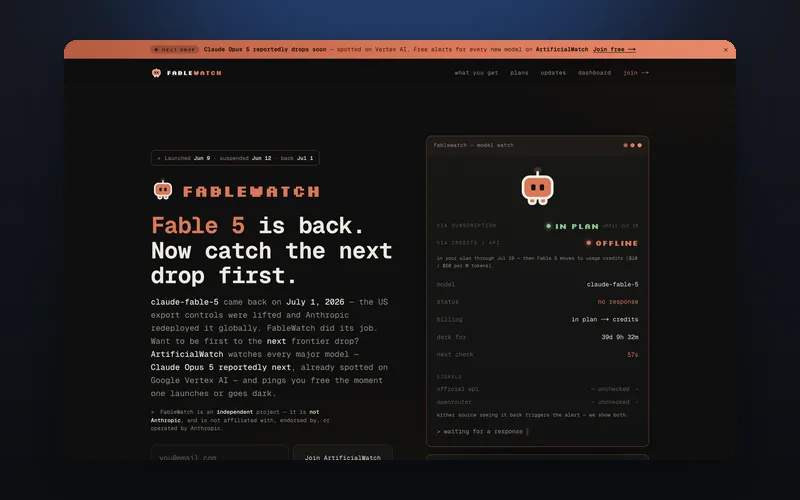 FableWatch preview