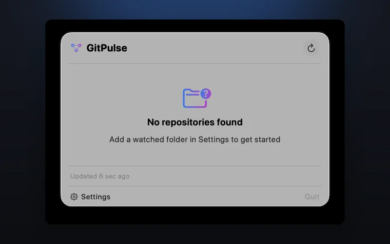 GitPulse preview