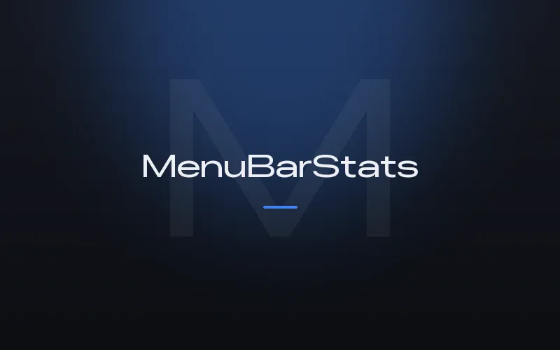 MenuBarStats preview