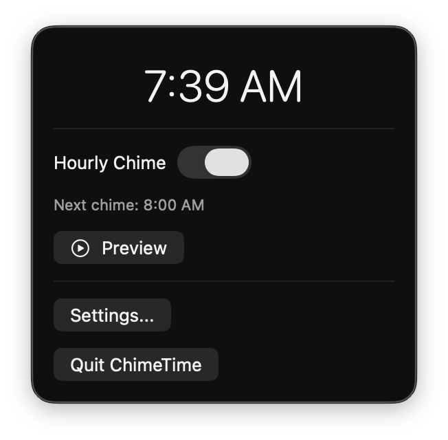 ChimeTime screenshot