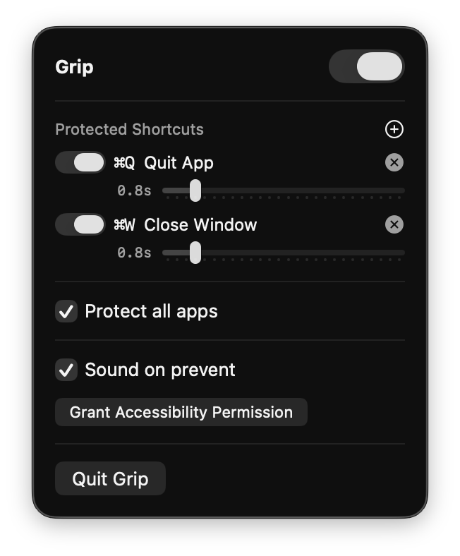 Grip screenshot